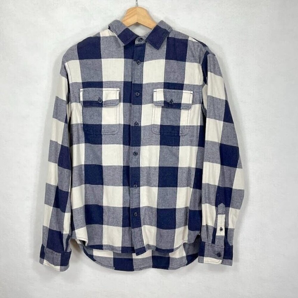 Old Navy Mens Button Up Shirt Long Sleeve Rugged Grunge School Casual Reg Fit M